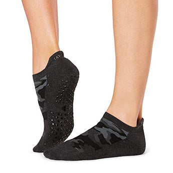 TAVI NOIR Women?s Savvy Non-Slip Socks - Grip Barre, Dance, Pilates, Yoga Socks, Hidden, XLarge