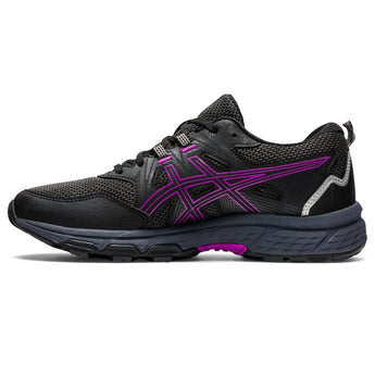 ASICS Women's Gel-Venture 8 Running Shoes, 7, Black/Orchid