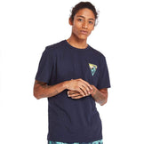 Timberland Ss Sawyer River Coastal Roamers Graphic Tee T-Shirts & Polo Shirts Men Marine - S - Short-Sleeved T-Shirts Shirt