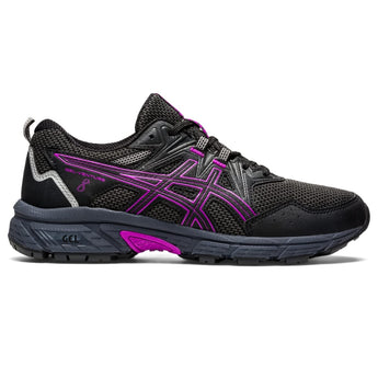 ASICS Women's Gel-Venture 8 Running Shoes, 7, Black/Orchid