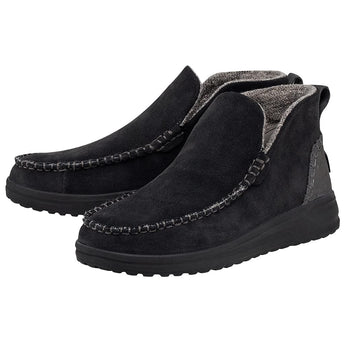 Hey Dude Women's Denny Suede Black Size 5 | Women?s Shoes | Women?s Casual Boots | Comfortable & Light-Weight