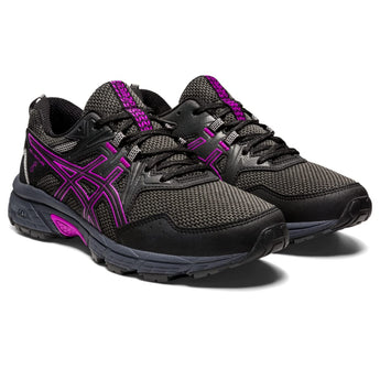 ASICS Women's Gel-Venture 8 Running Shoes, 7, Black/Orchid