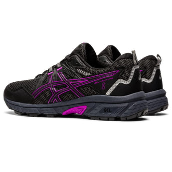 ASICS Women's Gel-Venture 8 Running Shoes, 7, Black/Orchid