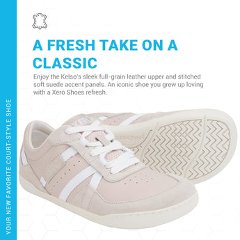 Xero Shoes Kelso Shoes for Women — Tennis, Walking, Work & Nursing Women's Shoes — Barefoot Feel, Zero Drop Heel, Wide Toe Box, Casual Minimalist Footwear