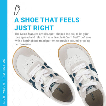 Xero Shoes Kelso Shoes for Women — Tennis, Walking, Work & Nursing Women's Shoes — Barefoot Feel, Zero Drop Heel, Wide Toe Box, Casual Minimalist Footwear