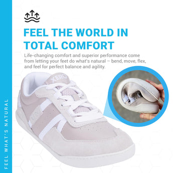 Xero Shoes Kelso Shoes for Women — Tennis, Walking, Work & Nursing Women's Shoes — Barefoot Feel, Zero Drop Heel, Wide Toe Box, Casual Minimalist Footwear