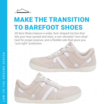 Xero Shoes Kelso Shoes for Women — Tennis, Walking, Work & Nursing Women's Shoes — Barefoot Feel, Zero Drop Heel, Wide Toe Box, Casual Minimalist Footwear