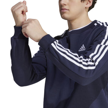 adidas Men's Essentials Fleece 3-Stripes Sweatshirt