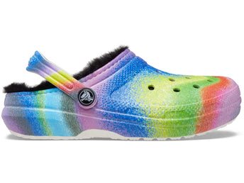 Crocs Unisex-Child Kids' Classic Marbled Tie Dye Lined Clog