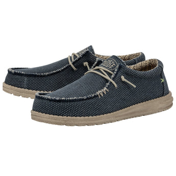 Hey Dude Men's Wally Stitch | Men's Loafers | Men's Slip On Shoes | Comfortable & Light-Weight