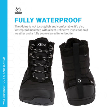 Xero Shoes Alpine Snow Boot - Men's Insulated Outdoor Winter Boot - Waterproof