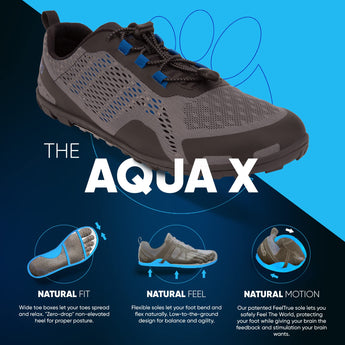 Xero Shoes Men's Aqua X Sport Water Shoe - Men's Lightweight Zero Drop Shoe