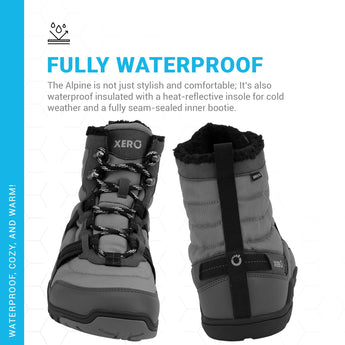 Xero Shoes Alpine Snow Boot - Men's Insulated Outdoor Winter Boot - Waterproof