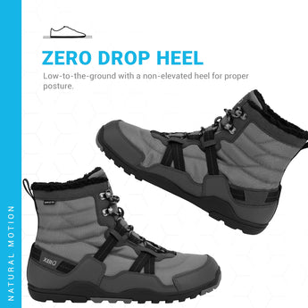 Xero Shoes Alpine Snow Boot - Men's Insulated Outdoor Winter Boot - Waterproof