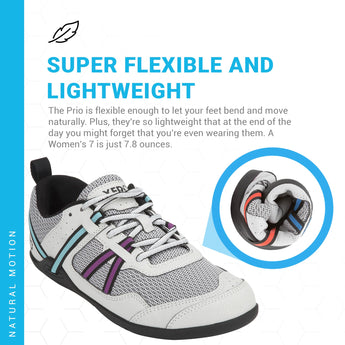 Xero Shoes Women’s Prio Orignal Barefoot Cross Trainer | Lightweight, Zero Drop Sole | Running Shoes for Women