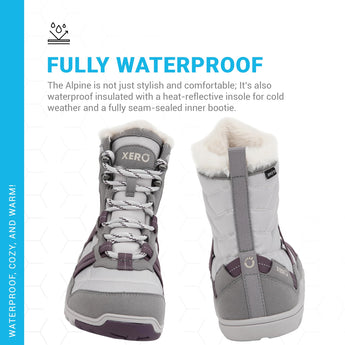 Xero Shoes Alpine Snow Boot - Women's Insulated Outdoor Winter Boot - Waterproof