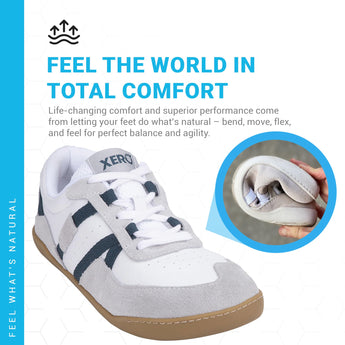 Xero Shoes Kelso Shoes for Women — Tennis, Walking, Work & Nursing Women's Shoes — Barefoot Feel, Zero Drop Heel, Wide Toe Box, Casual Minimalist Footwear