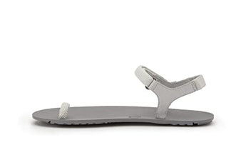 Xero Shoes Women's Jessie Lightweight Sandal - Barefoot Minimalist Sandal Oyster Gray,6