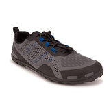 Xero Shoes Men's Aqua X Sport Water Shoe - Men's Lightweight Zero Drop Shoe Steel Gray/Blue, 12