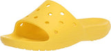 Crocs Unisex Classic Slide Sandals, Lemon, 6 Men/8 Women