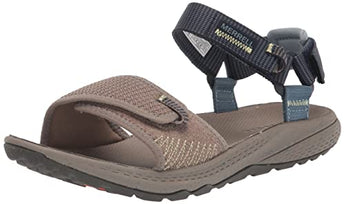 Merrell womens Bravada Backstrap Sport Sandal, Brindle/Navy, 6 US