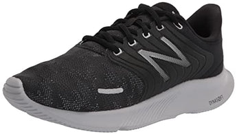 New Balance Women's Dynasoft 068 V1 Running Shoe, Black/Lead/Silver Metallic, 10 Wide