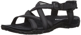 Merrell Women's Terran Ari Lattice Sport Sandal, Black, 10 Medium US