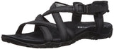 Merrell Women's Terran Ari Lattice Sport Sandal, Black, 10 Medium US