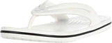 Crocs Unisex Crocband Flip Flops, White, Numeric_5 US Women