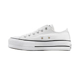 Converse Women's Chuck Taylor All Star Lift Sneakers, White/Black/White, 5.5 Medium US