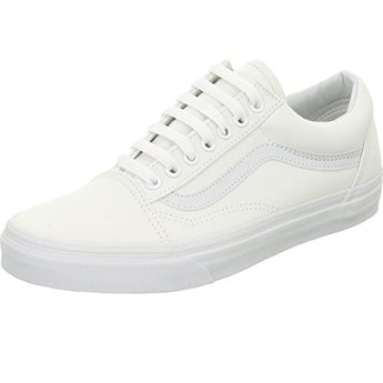 Vans Women's UA Old Skool Sneakers, True White, 6.5 Medium US