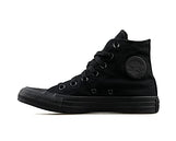 Converse Unisex Chuck Taylor® All Star® Core Hi Monochrome Black Men's 8, Women's 10 Medium