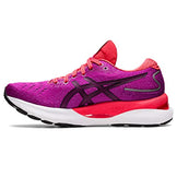 ASICS Women's Gel-Nimbus 24 Running Shoes, 8.5, Orchid/Black
