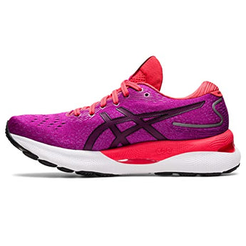 ASICS Women's Gel-Nimbus 24 Running Shoes, 8.5, Orchid/Black