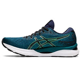 ASICS Men's Gel-Nimbus 24 Running Shoes, 11, Velvet Pine/New Leaf