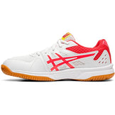 ASICS Women's Upcourt 3 Volleyball Shoes, 7.5, White/Laser Pink
