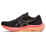 ASICS Women's GT-2000 11 Running Shoes, 6, Black/Pure Silver