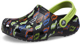 Crocs Kids Classic Graphic Clog, Lightning Bolt, 4 US Unisex Toddler