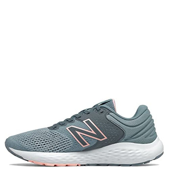New Balance Women's 520 V7 Running Shoe, Grey/Silver/Teal, 9 Wide