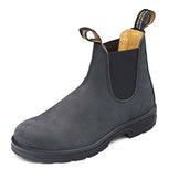 Blundstone Men's 587 Round Toe Chelsea Boot,Rustic Black,6.5 UK/7.5 M US