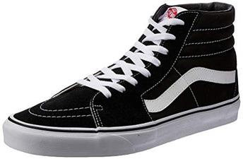 Vans Women's UA Sk8 High Top Sneakers, Black/Black/White, 10.5 Medium US