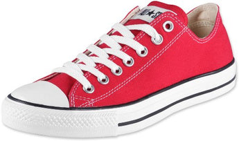 Converse Chuck Taylor All Star Canvas Low Top Sneaker,Red,4.5 US Men/6.5 US Women