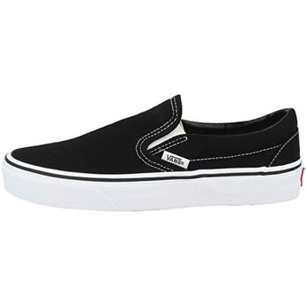 Vans Unisex Adults' Classic Slip On, Black, 7.5 Women/6 Men