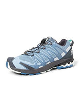 Salomon XA PRO 3D v8 Trail Running Shoes for Women, Ashley Blue/Ebony/Opal Blue, 6