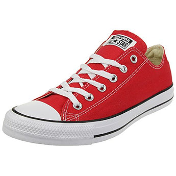 Converse Unisex Chuck Taylor All Star Low Top Red Sneakers - 7 B(M) US Women / 5 D(M) US Men