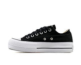 Converse Women's Chuck Taylor All Star Lift Sneakers, Black/White/White, 5.5 Medium US