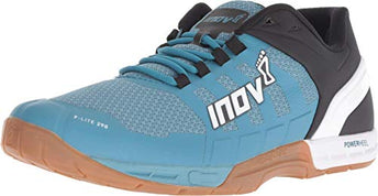 Inov-8 Womens F-Lite 290 - Ultimate Cross Training Shoes - Power Heel - Performance Trainer for Gym and Weight Lifting - Blue Grey/White 7 W US