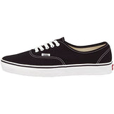 Van Authentic, Black, 8.5 Women/7 Men