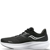 Saucony Women's Ride 16 Sneaker, Black/White, 6.5