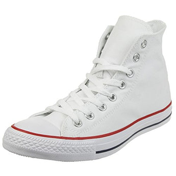 Converse Clothing & Apparel Chuck Taylor All Star Canvas High Top Sneaker, Optical White, 8.5 Women/6.5 Men
